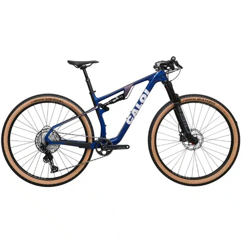 Bicicleta Aro 29 Caloi Carbon FS Sport 2 Tamanho-M Azul 2024