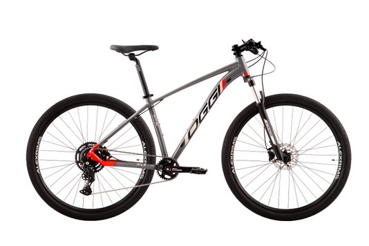 Bicicleta Aro 29 Oggi 7.0 1x9 2024 Grafite/Vermelho T17