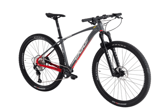 Bicicleta Aro 29 Oggi 7.4 12v Grafite/Vermelha/Cinza T17