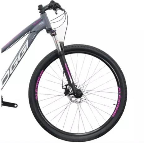 Bicicleta Aro 29 Oggi Float Sport 21v Grafite/Cinza/Rosa