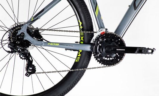 Bicicleta Aro 29 Oggi Hacker HDS 24v Grafite/Preto/Slime