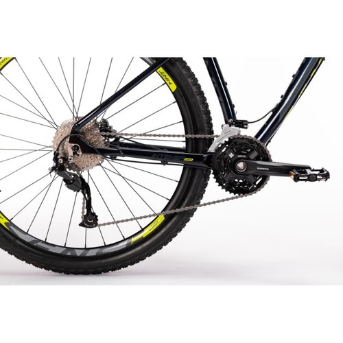 Bicicleta Aro 29 Sense Intensa Comp Azul Marinho/Amarelo T17