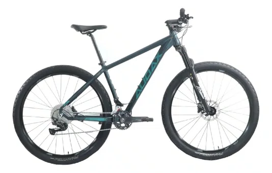 Bicicleta Audax 200 Deore 2X10 Tamanho 17 Verde Petroleo