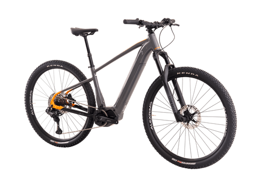 Bicicleta Elétrica Oggi BW 8.6 CUES/XT DI2 11V Cinz/Preto/Lararanja T17