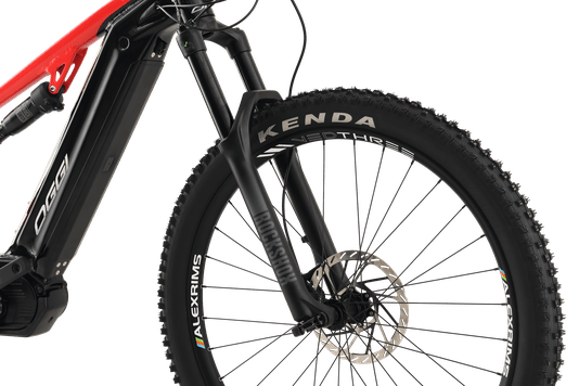 Bicicleta Elétrica Oggi Razzo T-110 CUES 11V 2024 Preto/Vermelho T17