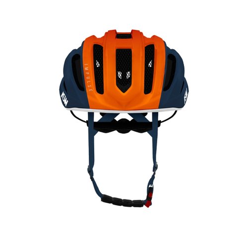 Capacete Bike ASW Impulse Laranja Azul Marinho