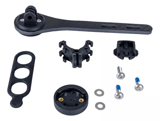 Guidao Integrado Reto 8 800MM C Suporte 17 70MM  Ext. Carbono Preto