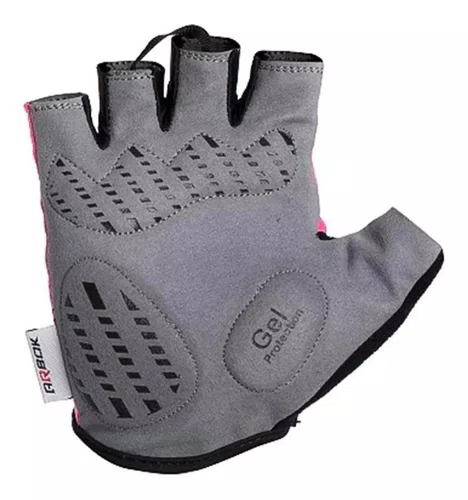 Luva Ciclismo Arbok Dedo Curto Gloster Preto Com Rosa Tam M Com Velcro