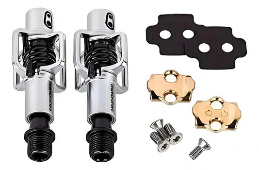 Pedal Crank Brothers EGG Beater 1 Prata Mola Preta