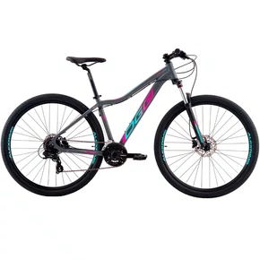 Bicicleta Oggi Aro 29 Float 5.0 24V Grafite/Rosa/Aul 15,5