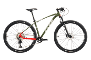 Bicicleta Aro 29 Oggi 7.3 12v 2024 Verde/Vermelho/Cinza T17