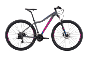 Bicicleta Aro 29 Oggi Float Sport 21v Grafite/Rosa/Azul