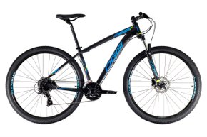 Bicicleta Aro 29 Oggi Hacker HDS 24v Preto/Azul T17