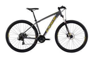 Bicicleta Aro 29 Oggi Hacker Sport 21v Grafite/Amarelo/Preto T17
