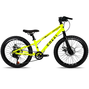 Bicicleta Colli AIRON Aro 20 Freio a Disco 7V Amarelo Neon