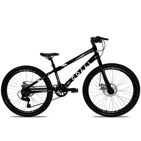 Bicicleta Colli Airon Aro 24 Freio a Disco 7V Preto Fosco