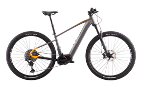 Bicicleta Elétrica Oggi BW 8.6 CUES/XT DI2 11V Cinz/Preto/Lararanja T17