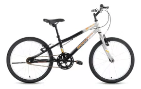 Bicicleta Houston Zum Aro 20 Inox e Preto