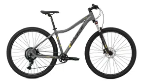 Bicicleta Oggi Aro 29 Float 5.0 Shimano Essa 8V Grafite/Preto/S-lime tamanho 17
