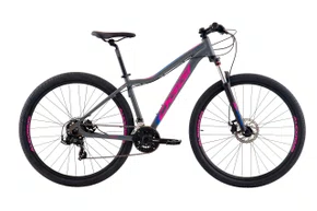 Bicicleta Oggi Aro 29 Float Sport Tourney 21V Grafite/Rosa/Roxo Tam 15,5