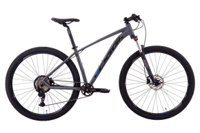 Bicicleta Oggi Aro 29 Hacker HDS Shimano Essa 8V Grafite/Azul/Preto Tamanho 17 2025