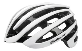 Capacete Polisport Road Branco e Preto L 58/61