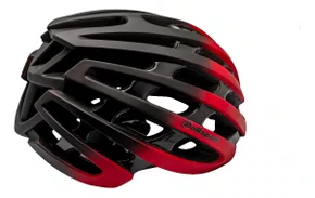 Capacete Polisport Road Vermelho e Preto Degrade M