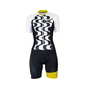 Macaquinho Feminino ASW Classic L'Etape Trottoir Preto Branco