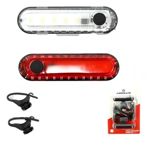 Pisca Dianteira e Traseira Leds 2 Modos USB Slim 2