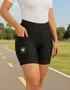 BERMUDA DE CICLISMO FEMININA BASIC PRETA - 30-PRETO - G