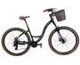 BIC. COLLI MUNIQUE ALUMINIO 21V A.29 F.DISCO TM 17 KIT SHIMANO *C/ CESTO PRETO BRILHANTE D
