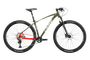 Bicicleta Aro 29 Oggi 7.3 12v 2024 Verde/Vermelho/Cinza T17