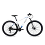 Bicicleta Colli Hills Aro 29 2026 Branco/Azul/Preto Shimano Acera 2X8 Tamanho S