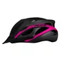 Capacete Bike MTB High One Win Tamanho M com VIista Light Preto Rosa