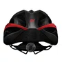 Capacete Mtb Bike High One Win Tamanho M Com Vista Light Preto e Vermelho